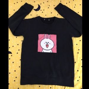 Cute graphic sweatshirt, no hood